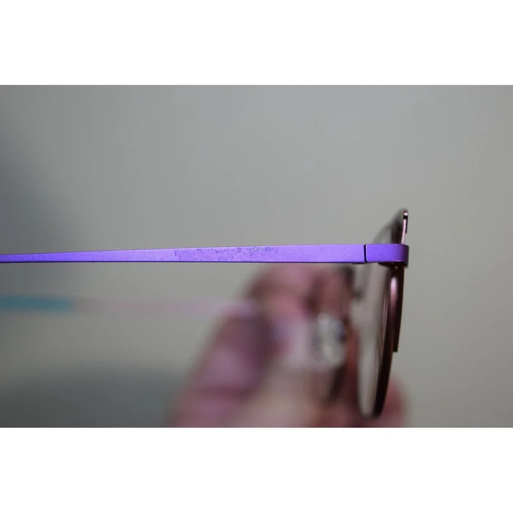 Jean Lafont OFFICIELLE 7802‎ Eyeglasses Purple Copper Blue 50 19 143 France